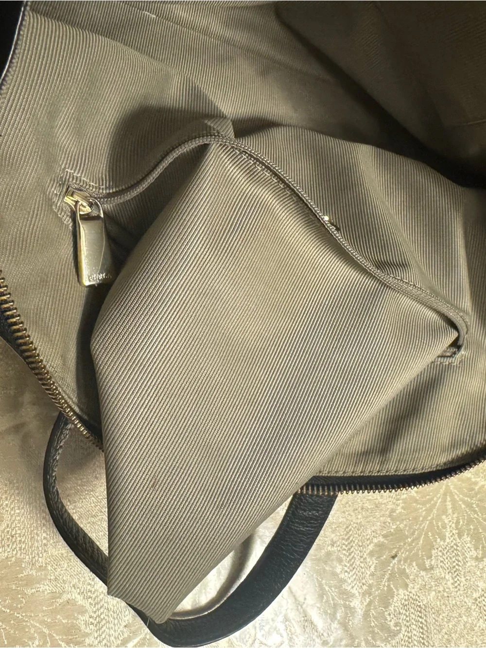 Furla Black Pebbled Leather Medium Satchel Dome Crossbody Bag